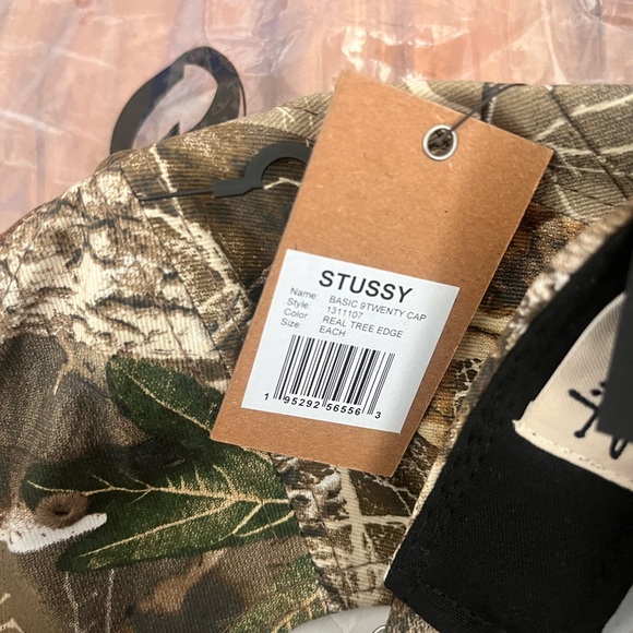 New Stussy x New Era 9Twenty Basic Strapback Hat RealTree Camouflage - Picture 5 of 6